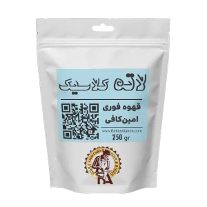 پودر فوری لاته امین کافی